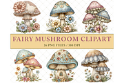 Fairy Mushroom Clipart PNG, a Food Illustration by Memories By Lea (Thumbnail 4 of 19)