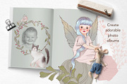 Little Fairies Clipart Collection, a Decorative Illustration by Rosangela Curti (Thumbnail 14 of 14)