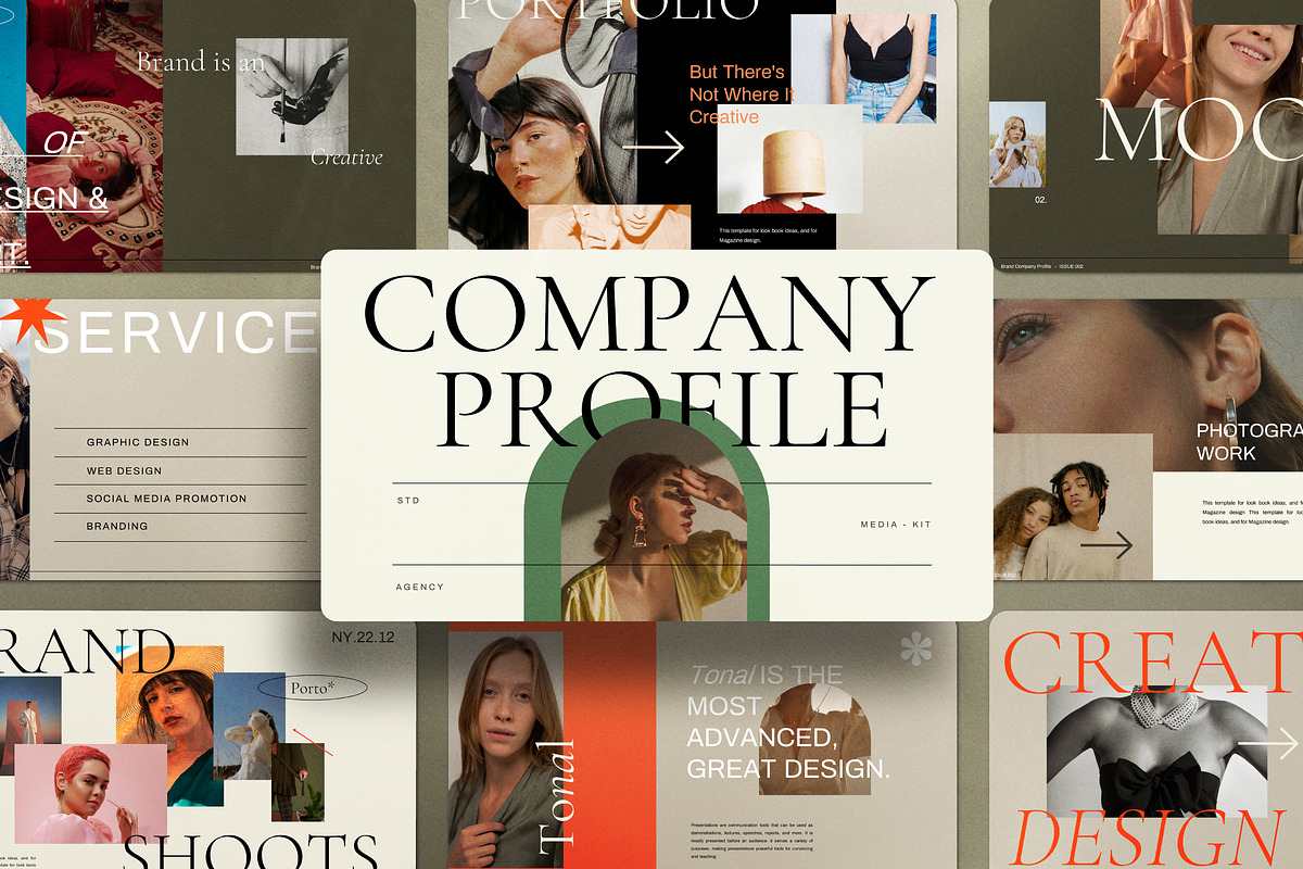 Tonnal - Brand Media Kit Powerpoint, a Presentation Template by Dirtytemp Studio (Photo 1 of 11)