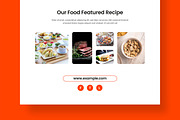 Food Email Newsletter for Restaurant, an UI Kit Template by MightyDesign (Thumbnail 6 of 9)
