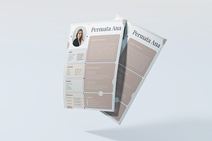 Soft Beige Minimalist Resume, a Resume Template by Artnivora.Std