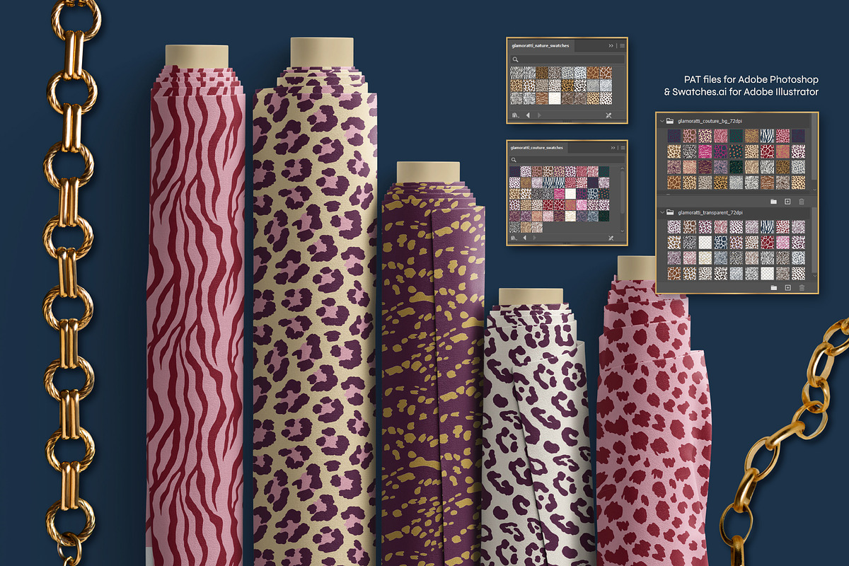 Glamoratti Couture: 36 Animal Prints, a Pattern Graphic by IuliiaSavko (Photo 7 of 16)