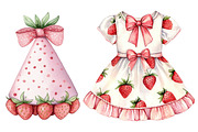 Berry Birthday Clipart, a Seasonal Illustration by CitraGraphics (Thumbnail 3 of 6)