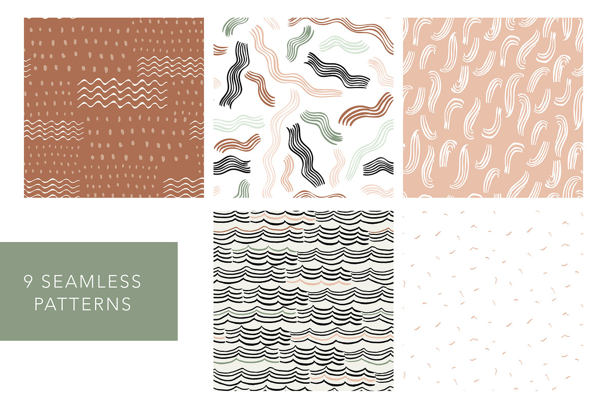 Waves Collection, a Pattern Graphic by The Collective Studio (Photo 2 of 10)