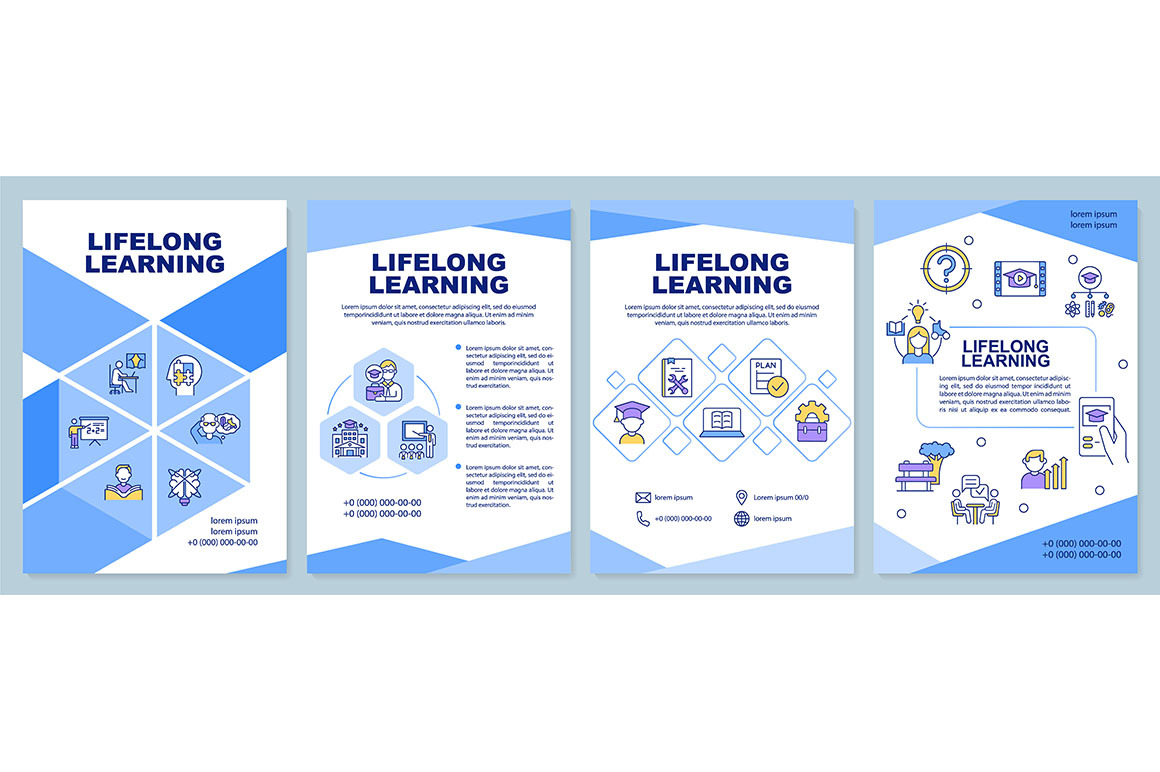 Lifelong learning guideline brochure, a Brochure Template by IMG Visuals
