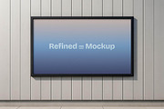 Minimalist Framed Wallscape Mockup, a Product Mockup by Design Squad (Thumbnail 1 of 4)