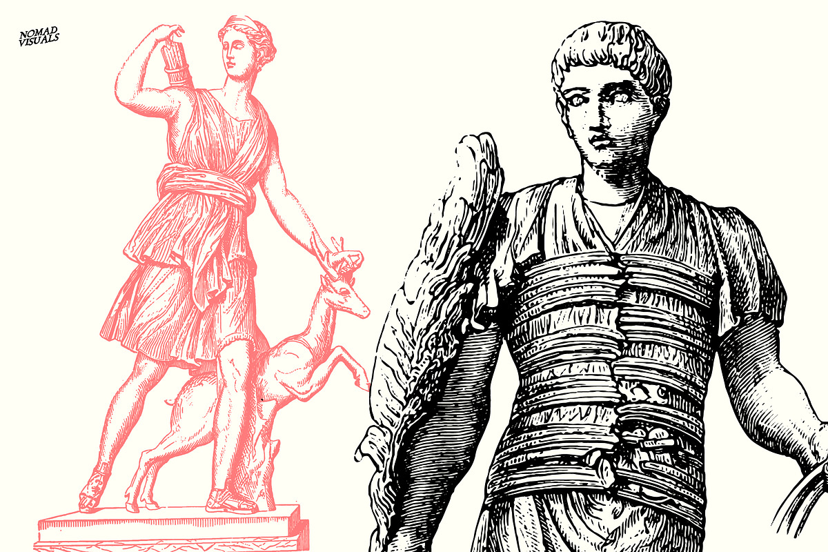 Ancient Rome Illustrated - Part One, an Illustration by Nomad Visuals (Photo 5 of 13)