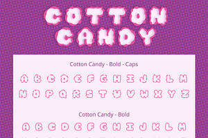 Fun Bubble Display Font Cotton Candy