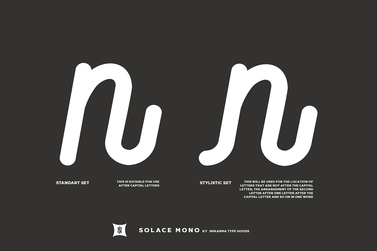 SOLACE MONO - Monoline Script, a Script Font by INIKARMA TYPE GOODS (Photo 10 of 10)