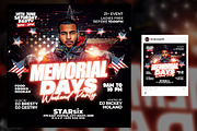 Memorial Day Flyer Template, a Flyer Template by RTXdesinger99 (Thumbnail 2 of 3)