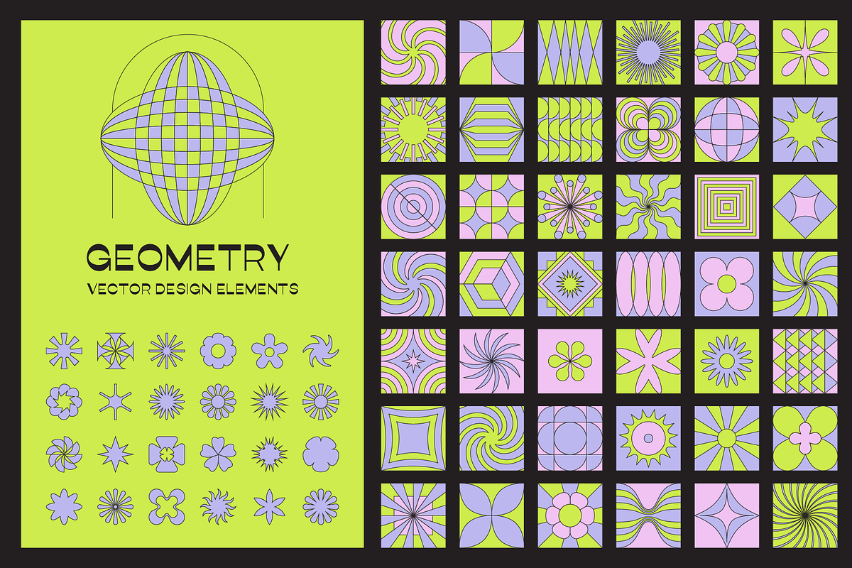 Geometry - vector design elements, an Object Graphic by venimo (Photo 1 of 7)