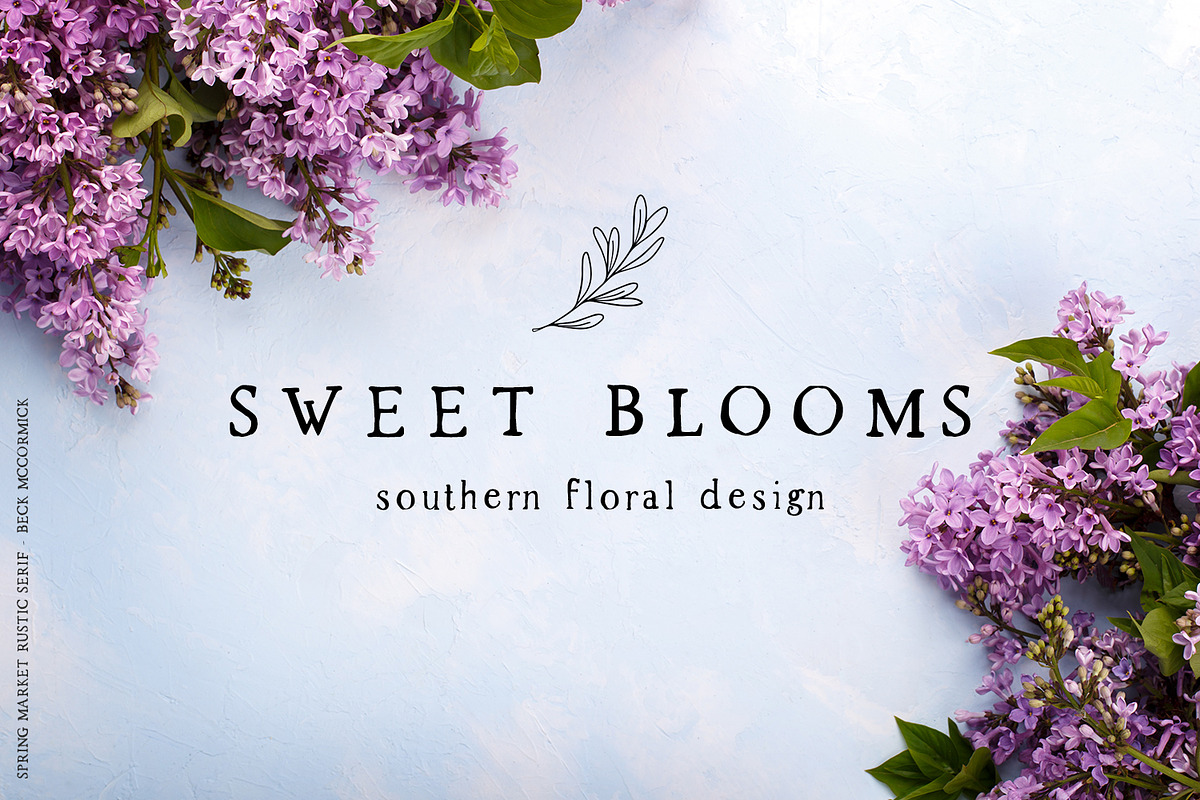 Spring Market - Rustic Font preview 2