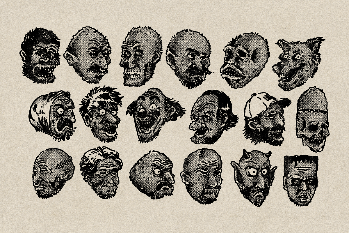SPOOKY BRUSHES FOR PROCREATE!, a Brush Add-On by SHAKA (Photo 4 of 5)