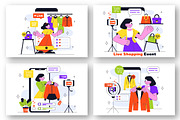 10 Influencer Live Shopping Vector, a Person Illustration by denayunebgt (Thumbnail 3 of 4)