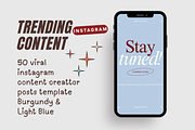 Burgundy Light Blue Viral Instagram, a Social Media Template by CreativeTempHub (Thumbnail 5 of 8)