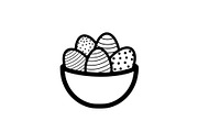 Easter Basket Vector Silhouette Bund, an Illustration by Designs_River (Thumbnail 40 of 51)