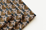 70's Retro Damask Geometric Pattern, a Pattern Graphic by StudioGlouna (Thumbnail 2 of 9)