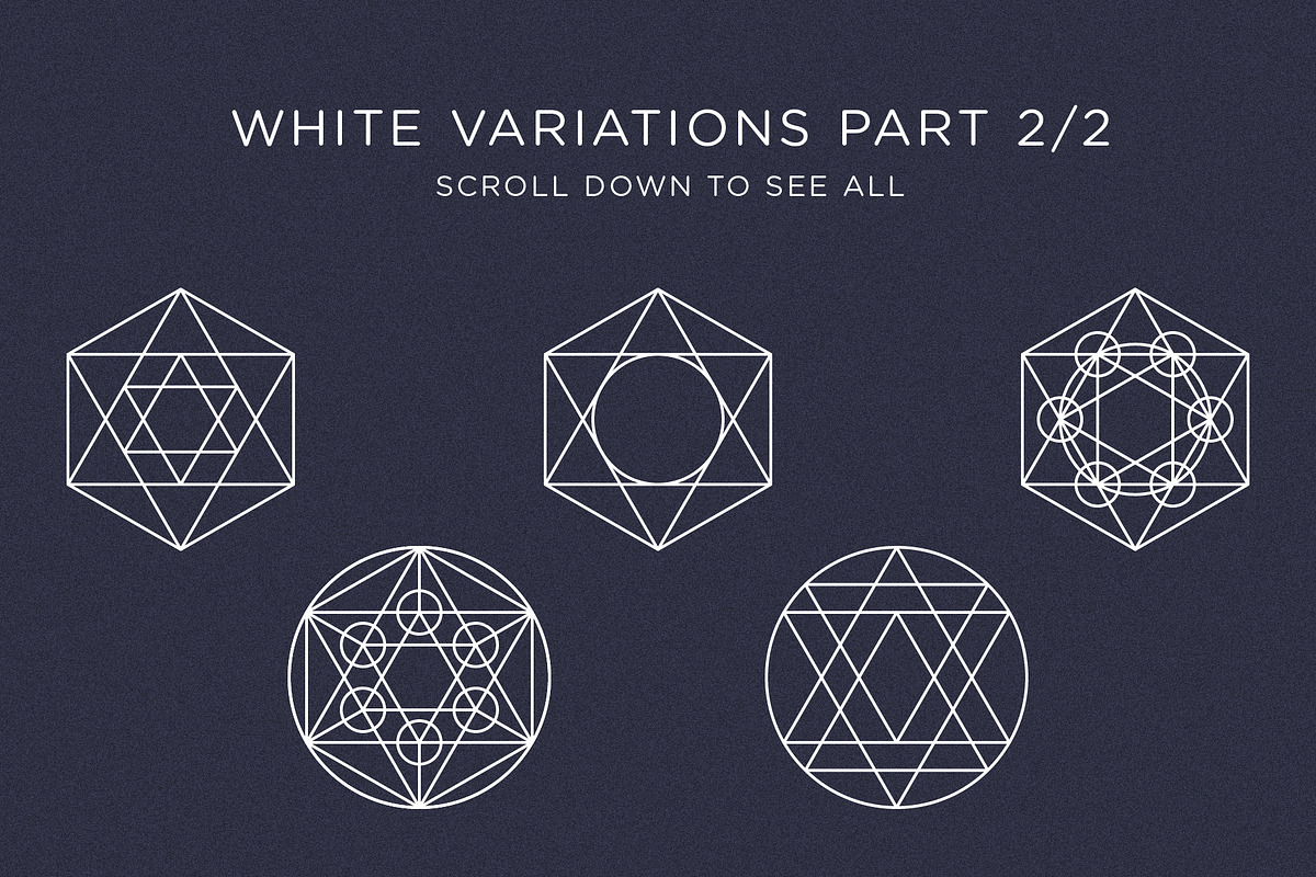 Sacred Geometry Vector Megabundle, an Illustration by ARTE MIGUEL (Photo 5 of 10)