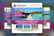 Traval Ageny Flyer Templates, a Flyer Template by AfzaalGraphics (Thumbnail 1 of 2)