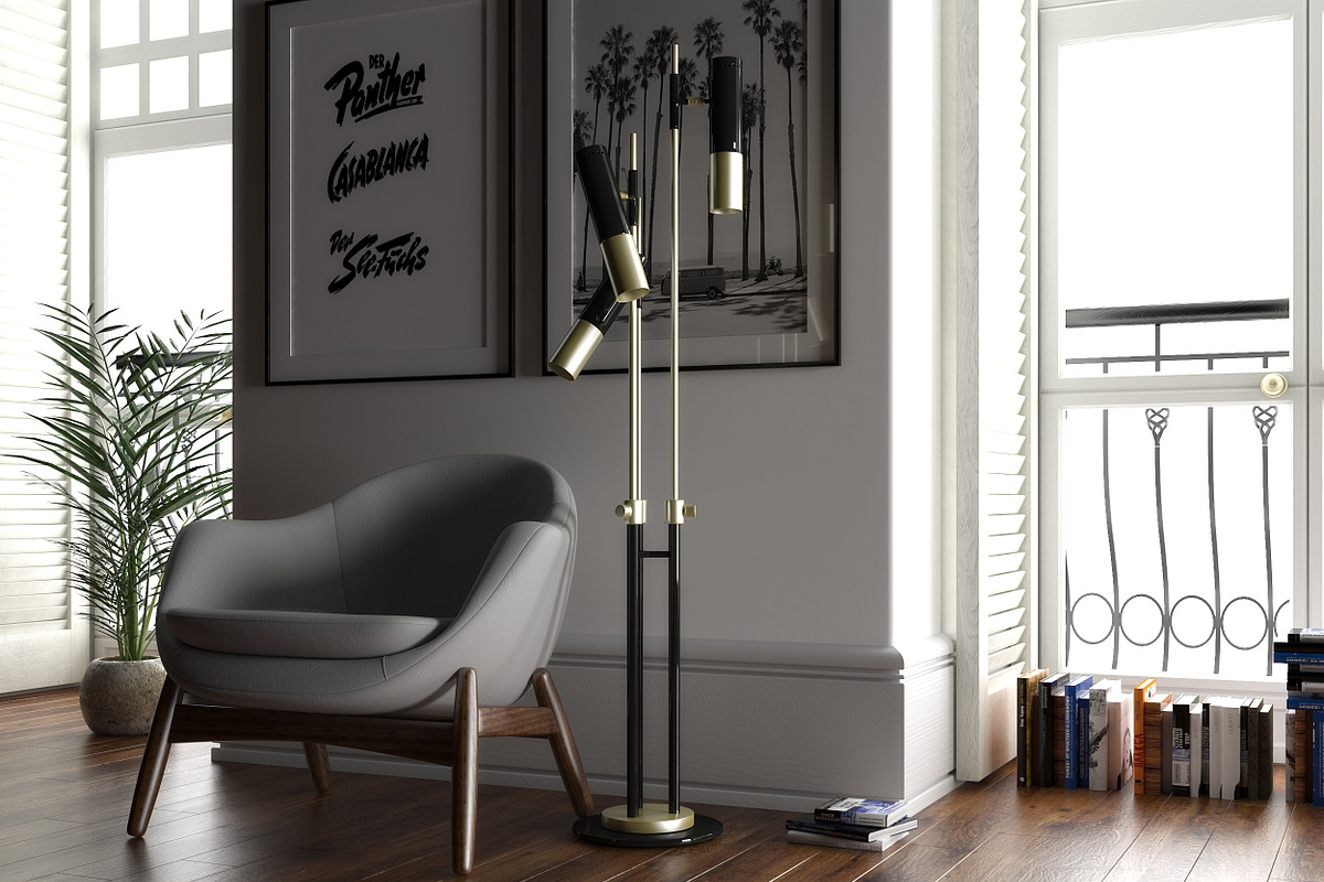 IKE Floorlamp, a Furniture 3D Model by inDahouze (Photo 1 of 6)