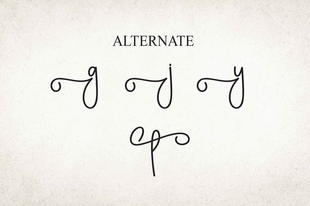 Vintage | Script Font, a Handwritten Font by Scratchones (Photo 8 of 9)