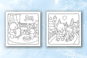 Winter Days Cute & Comfy Coloring, a Seasonal Illustration by Coco Bloom (Thumbnail 3 of 4)