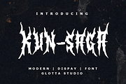 Kun-Saga, a Blackletter Font by GlottaTypeface (Thumbnail 1 of 8)