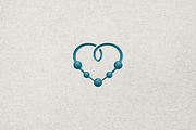Minimalist Heart Beads Logo, a Branding & Logo Template by Luxury Logos (Thumbnail 4 of 4)