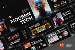 Modern Tech- Presentation PowerPoint, a Presentation Template by Premast
