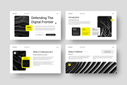 Cybersecurity Company Pitch Deck, a Presentation Template by FIBRINOSÄ (Thumbnail 3 of 7)