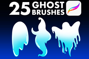 Procreate Halloween Ghost Brushes