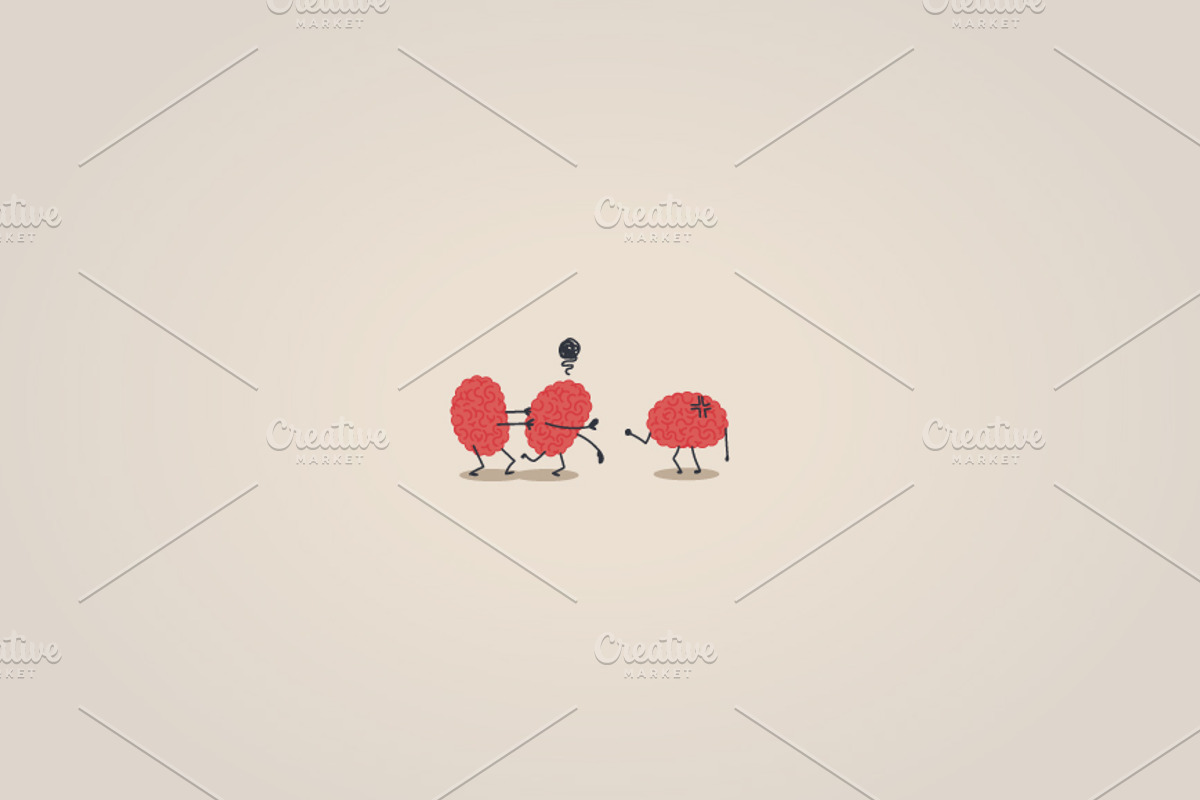 Brain character big set 2, a Person Illustration by Beatriz Gascón (Photo 3 of 4)