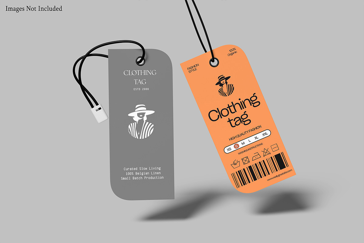 Clothing Tag Mockup, an Advertising Mockup by Bangdastudio (Photo 5 of 11)