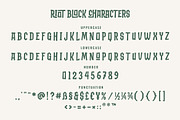 Riot Block a Block Display Font, a Slab Serif Font by Blankids Studio (Thumbnail 8 of 10)