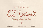 EZ Lintwell, a Handwritten Font by Zafara Studios (Thumbnail 1 of 6)