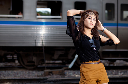 Fashion portrait asian girl stock photo containing adorable and adult, a Person Photo by a454