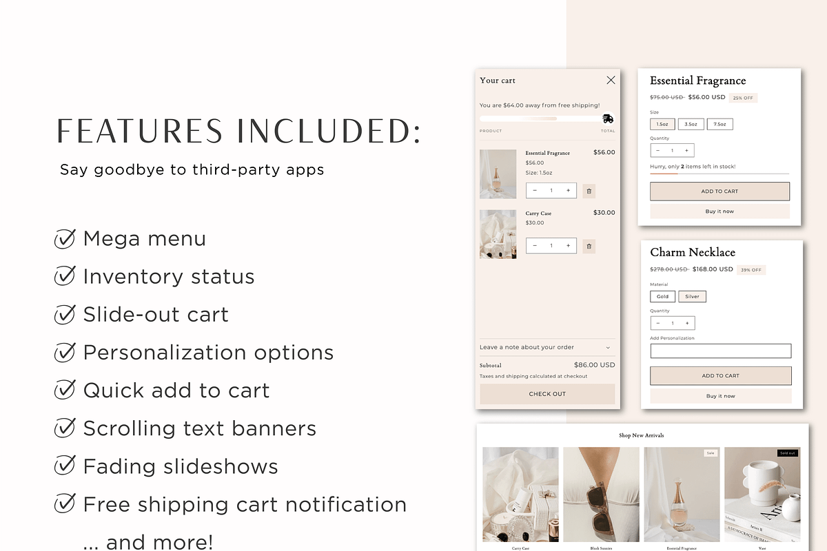 Shopify Theme White Aesthetic preview 4