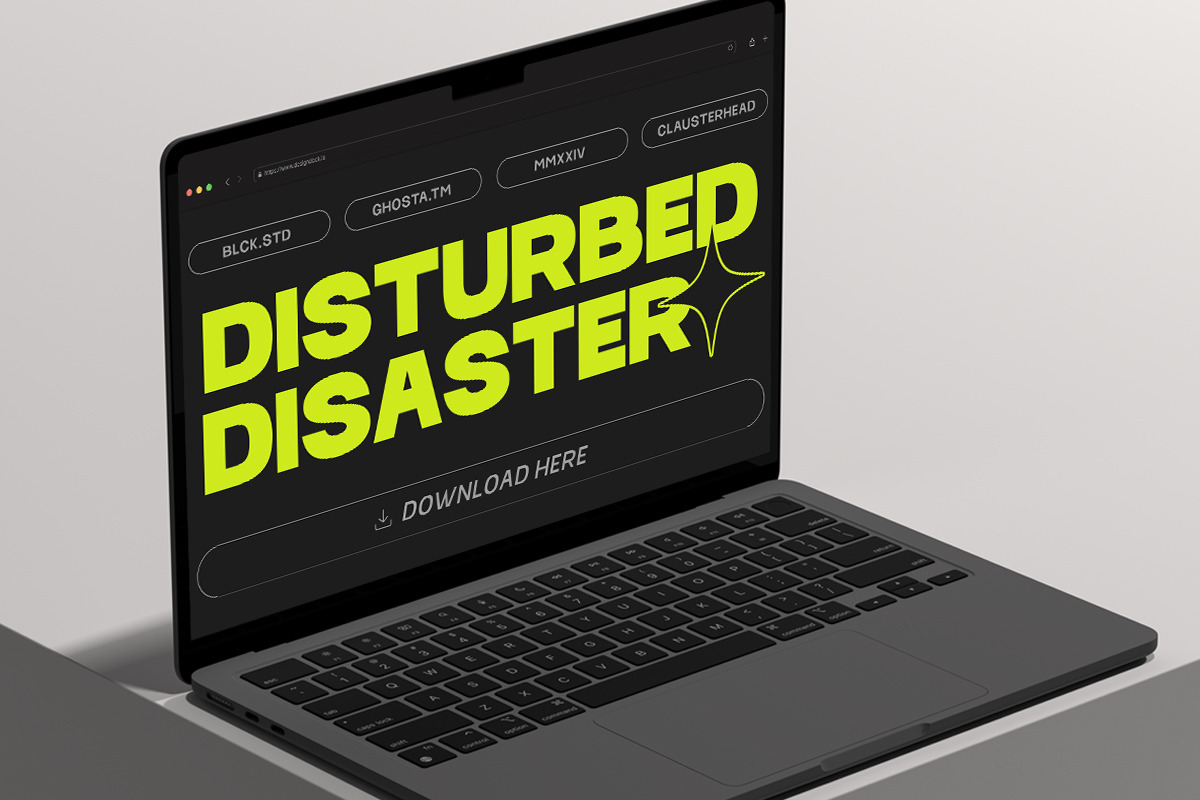 Ghosta Neue, a Sans Serif Font by Black Studio (Photo 14 of 15)