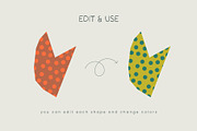 Cutouts - Playful Paper-Cut Shapes, an Object Graphic by Léo Alexandre (Thumbnail 3 of 12)