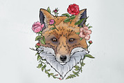 Fox illustration in boho style, an Illustration by Infinity Creativity (Thumbnail 3 of 4)