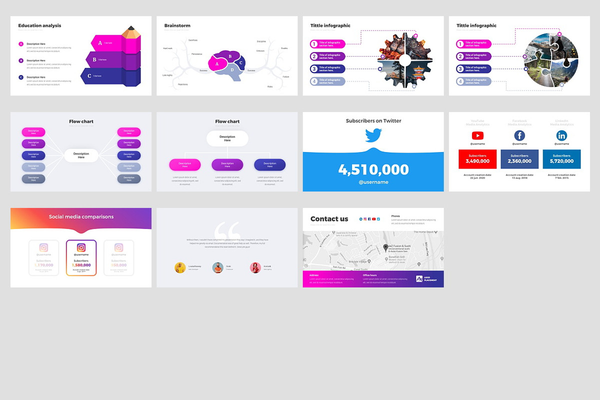 Business Clean Proposal, a Presentation Template by Evgeny Bagro (Photo 5 of 7)