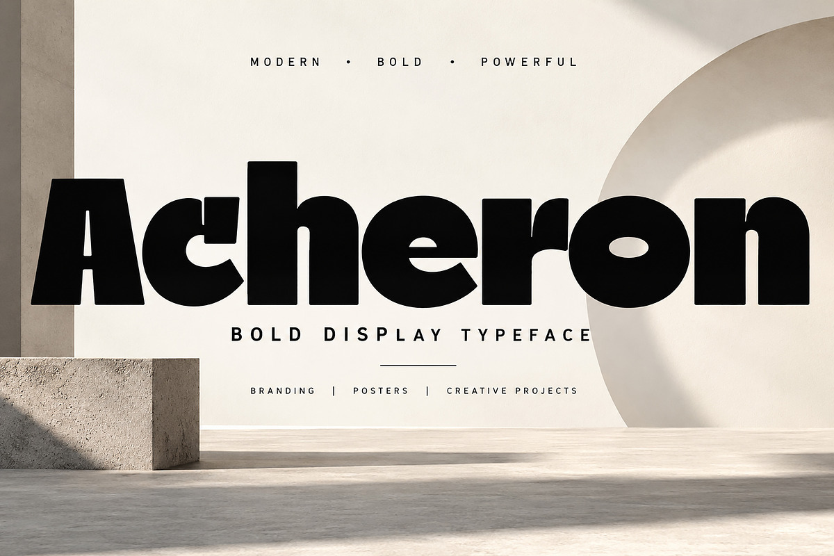 Acheron, a Sans Serif Font by Wow Magic (Photo 1 of 5)