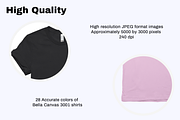 Bella 3001 shirts Mockups Bundle, a Shirt Mockup by creativsupply (Thumbnail 2 of 5)