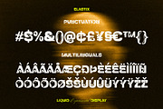 Elastix - Liquid Experimental Font, a Sans Serif Font by Drizy (Thumbnail 4 of 10)