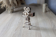 Retro Video Camera - Laser Cut File, an Object Graphic by VectorPainter (Thumbnail 6 of 16)
