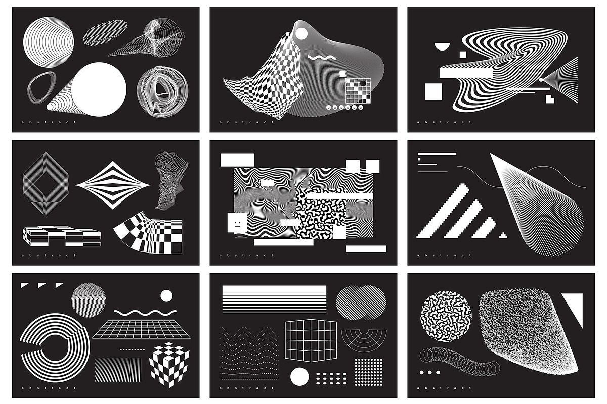 Abstract 100 Universal Vector Object, an Object Graphic by Vanzyst