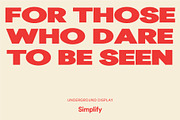 Underground - Bold Display Font, a Sans Serif Font by Simplify Creative (Thumbnail 6 of 12)