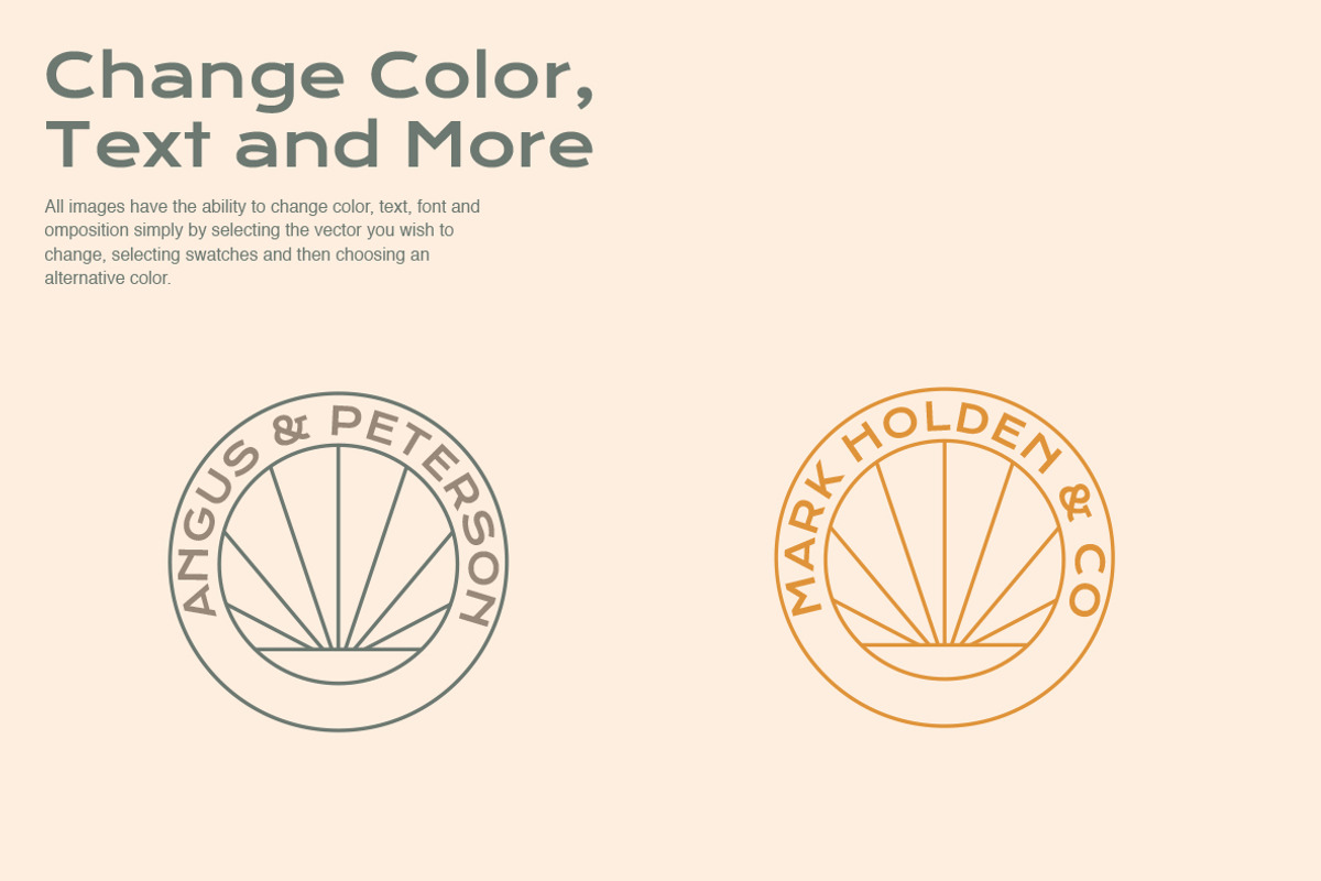 Minimalist Logo Templates, a Branding & Logo Template by ClayStudio (Photo 2 of 16)