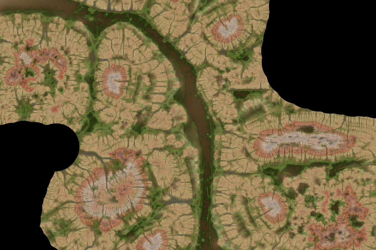 Mountain terrain with lake, an Environmental 3D Model by konstantin.ermolaev (Photo 10 of 11)