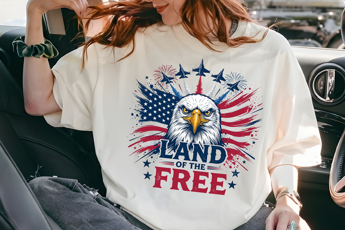Land of the Free, 4th of July PNG, a Seasonal Illustration by Rose Art (Photo 7 of 7)